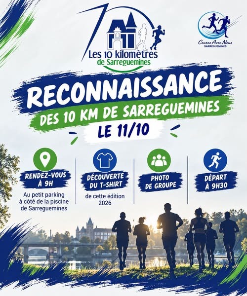 Reconnaissance des 10 km de Sarreguemines - 11 octobre